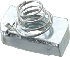 Thomas & Betts - Steel Short Spring Strut Nut - 1/2" Bolt, Used with Thomas & Betts Channel Type B Only - Makers Industrial Supply