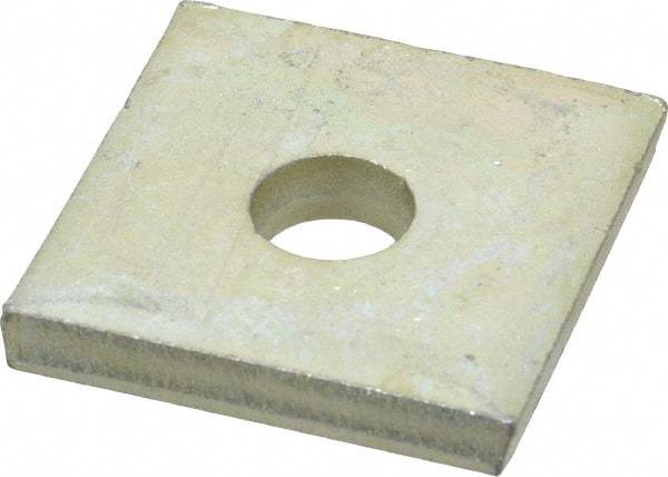 Thomas & Betts - Steel Square Strut Washer - 3/8" Bolt, Used with Thomas & Betts Channels & Strut - Makers Industrial Supply