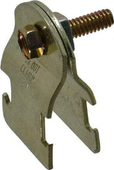 Thomas & Betts - 5/8" Pipe, 16 Gauge" Pipe or Tube Clamp - Gold Galvanized, 650 Lb Capacity - Makers Industrial Supply