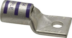 Thomas & Betts - 4/0 AWG Noninsulated Compression Connection Square Ring Terminal - 5/16" Stud, 2.13" OAL x 1.03" Wide, Tin Plated Copper Contact - Makers Industrial Supply