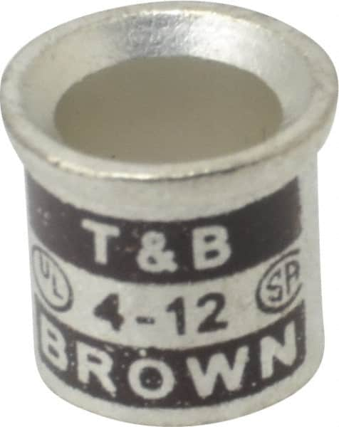 Thomas & Betts - (3) 8 to (1) 4 with (2) 10 AWG Bullet Connector - Brown Insulation - Makers Industrial Supply