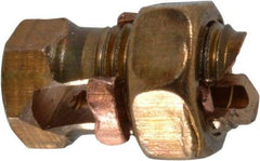 Thomas & Betts - 10 to 8 AWG, Copper Wire Compatible, Copper Alloy, Hex Split Bolt Connector - 25/32" OAL, 3/8" Head Width, 1/2" Base Width - Makers Industrial Supply