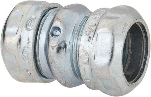 Thomas & Betts - 1/2" Trade, Steel Compression EMT Conduit Coupling - Noninsulated - Makers Industrial Supply