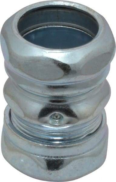 Thomas & Betts - 3/4" Trade, Steel Compression EMT Conduit Coupling - Noninsulated - Makers Industrial Supply