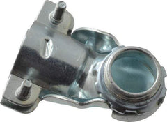 Thomas & Betts - 3/4" Trade, Malleable Iron Squeeze Clamp 90° FMC Conduit Connector - Noninsulated - Makers Industrial Supply