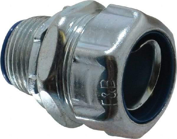 Thomas & Betts - 3/4" Trade, Steel Threaded Straight Liquidtight Conduit Connector - Insulated - Makers Industrial Supply