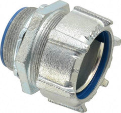 Thomas & Betts - 2" Trade, Steel Threaded Straight Liquidtight Conduit Connector - Insulated - Makers Industrial Supply