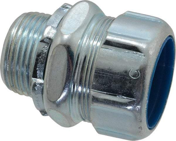 Thomas & Betts - 1" Trade, Steel Threaded Straight Liquidtight Conduit Connector - Noninsulated - Makers Industrial Supply