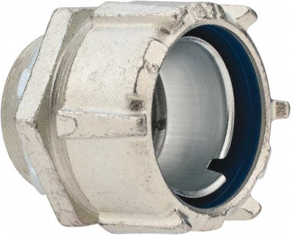 Thomas & Betts - 2" Trade, Steel Threaded Straight Liquidtight Conduit Connector - Noninsulated - Makers Industrial Supply