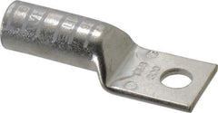 Thomas & Betts - 300 kcmil Wire Noninsulated Compression Connection Square Ring Terminal - 1/2" Stud, 3-1/2" OAL x 1-1/4" Wide, Tin Plated Copper Contact - Makers Industrial Supply