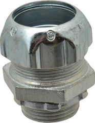 Thomas & Betts - 3/4" Trade, Malleable Iron Compression Straight Rigid/Intermediate (IMC) Conduit Connector - Noninsulated - Makers Industrial Supply