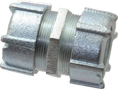 Thomas & Betts - 1-1/4" Trade, Malleable Iron Compression Rigid/Intermediate (IMC) Conduit Coupling - Noninsulated - Makers Industrial Supply