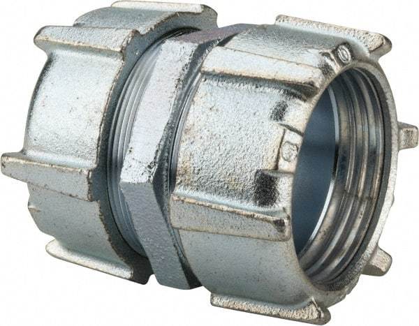 Thomas & Betts - 2" Trade, Malleable Iron Compression Rigid/Intermediate (IMC) Conduit Coupling - Noninsulated - Makers Industrial Supply