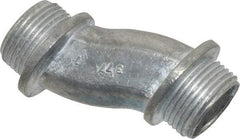 Thomas & Betts - 3/4" Trade, Die Cast Zinc Threaded Rigid/Intermediate (IMC) Conduit Nipple - Noninsulated - Makers Industrial Supply