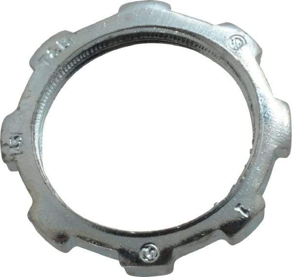 Thomas & Betts - 1" Trade, Steel Threaded Rigid/Intermediate (IMC) Conduit Locknut - Noninsulated - Makers Industrial Supply