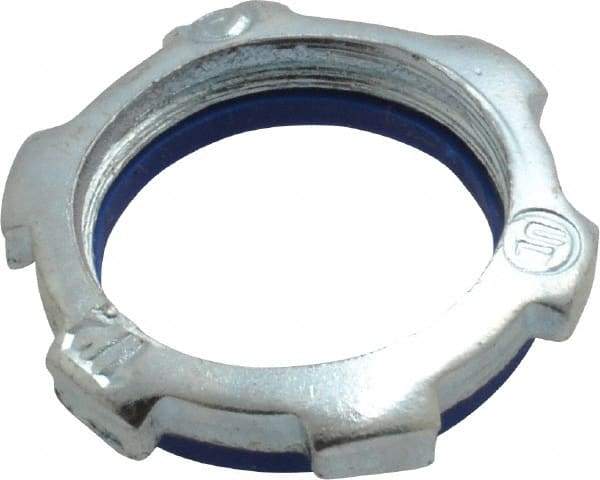 Thomas & Betts - 1/2" Trade, Steel Threaded Rigid/Intermediate (IMC) Conduit Locknut - Noninsulated - Makers Industrial Supply