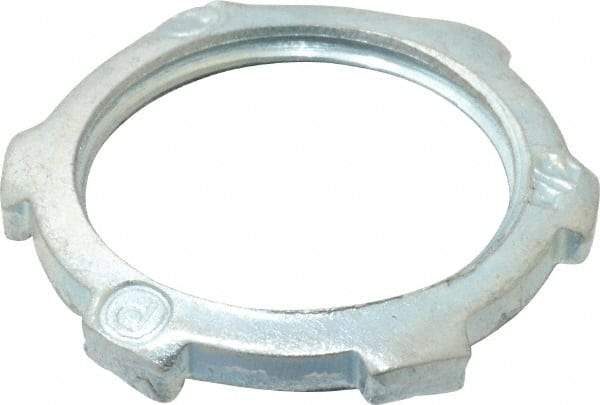 Thomas & Betts - 3/4" Trade, Steel Threaded Rigid/Intermediate (IMC) Conduit Locknut - Noninsulated - Makers Industrial Supply