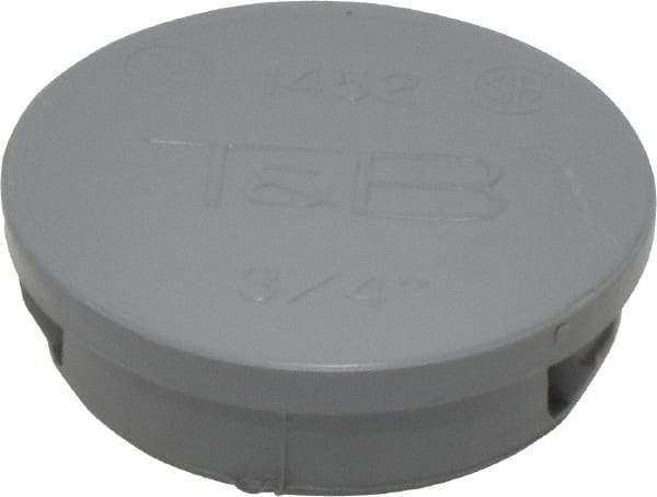 Thomas & Betts - 3/4" Conduit, Electrical Enclosure Thermoplastic Knockout Plug - For Use with Rigid/IMC Conduit, CSA File 4484/CSA LR589/NFPA 70/RoHS Compliant/UL 514B/UL File E13938 - Makers Industrial Supply