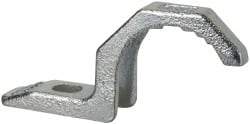 Thomas & Betts - 1-1/2" Pipe, Steel, Hot Dipped Galvanized" Pipe or Conduit Strap - 3/8" Bolt, 1 Mounting Hole - Makers Industrial Supply