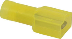 Thomas & Betts - 12 to 10 AWG, Nylon, Fully Insulated, Male Wire Disconnect - 1/4 Inch Wide Tab, Yellow, CSA Certified, RoHS Compliant, UL 94 V-0, UL File E66716, UL Listed - Makers Industrial Supply