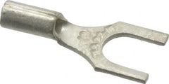 Thomas & Betts - #10 Stud, 22 to 16 AWG Compatible, Noninsulated, Crimp Connection, Standard Fork Terminal - Makers Industrial Supply