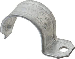 Thomas & Betts - 1" Pipe, Steel, Zinc Plated" Pipe or Conduit Strap - 1 Mounting Hole - Makers Industrial Supply