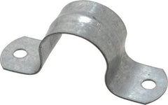 Thomas & Betts - 3/4 Pipe, Steel, Zinc Plated Pipe or Conduit Strap - 2 Mounting Holes - Makers Industrial Supply