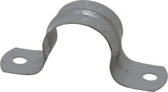 Thomas & Betts - 1 Pipe, Steel, Zinc Plated Pipe or Conduit Strap - 2 Mounting Holes - Makers Industrial Supply