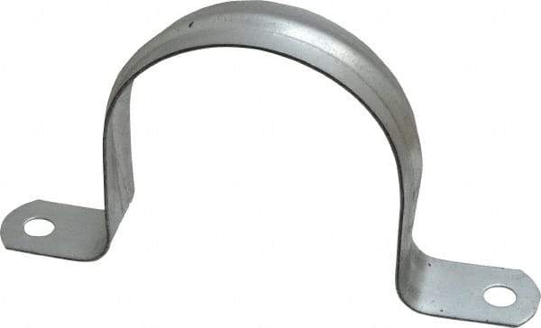 Thomas & Betts - 3 Pipe, Steel, Zinc Plated Pipe or Conduit Strap - 2 Mounting Holes - Makers Industrial Supply