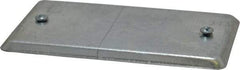 Thomas & Betts - Electrical Outlet Box Steel Blank Cover - Includes Phillips Head Screw - Makers Industrial Supply