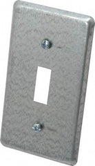 Thomas & Betts - Electrical Outlet Box Steel Device Cover - Includes Phillips Head Screw - Makers Industrial Supply