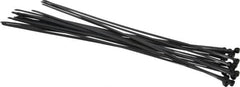 Thomas & Betts - 14.2" Long Black Nylon Standard Cable Tie - 50 Lb Tensile Strength, 1.4mm Thick, 101.6mm Max Bundle Diam - Makers Industrial Supply