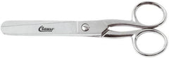 Clauss - 2" LOC, 6" OAL Carbon Steel Blunt Point Scissors - For Paper, Fabric - Makers Industrial Supply