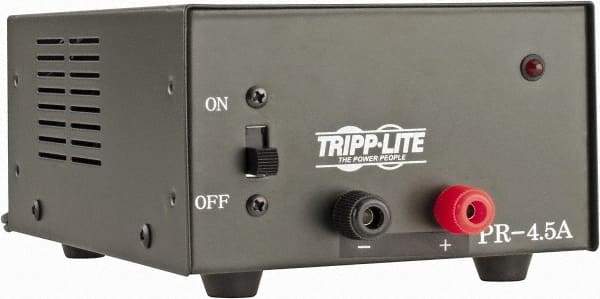 Tripp-Lite - 30 Watt, 4.50 Amp, 120 VAC Input, 13.8 VDC Output, Power Supply - 4-1/2 Inch Wide x 7-1/2 Inch Deep x 3 Inch High, 32 to 104°F, Red LED Display - Makers Industrial Supply