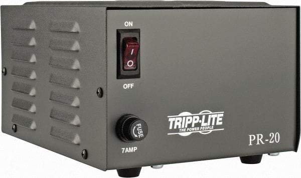 Tripp-Lite - 60 Watt, 20 Amp, 120 VAC Input, 13.8 VDC Output, Power Supply - 6 Inch Wide x 10 Inch Deep x 4-1/2 Inch High, 32 to 104°F, Red LED Display - Makers Industrial Supply