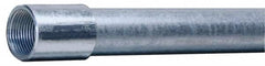 Made in USA - 1-1/4" Trade Size, 10' Long, Rigid Conduit - Steel, 1-1/4" ID - Makers Industrial Supply