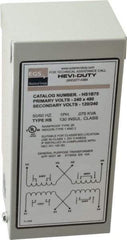 Sola/Hevi-Duty - 1 Phase, 240-480 Volt Input, 120/240 Volt Output, 60 Hz, 0.08 kVA, General Purpose Transformer - 4, 12, 3R, 4X NEMA Rating, 176°F Temp Rise, 4 Inch Wide x 3 Inch Deep x 6 Inch High, Indoor, Outdoor, Wall Mount - Makers Industrial Supply