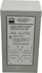 Sola/Hevi-Duty - 120/240 Input Volt, 12/24 Output Volt, 60 Hz, Buck Boost Transformer - 1 Phase, 4 Inch Wide x 4 Inch Deep, cULus Listed E77014 - Makers Industrial Supply