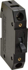 Carling Switch - 30 Amp, 65 VDC, 80 VAC, 1 Pole, DIN Rail Mount Standard Circuit Breaker - Hydraulic Magnetic Trip, 54.99mm Deep x 3.612 Inch High x 19.18mm Wide - Makers Industrial Supply