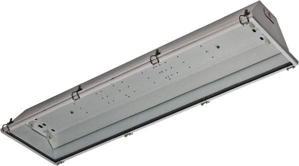 Hubbell Killark - 120 VAC, 40 Watt, Fluorescent Hazardous Location Light Fixture - Dirt, Dust, Heat & Moisture Resistant, Steel Housing, 56" Long x 14-1/2" Wide x 8-7/8" High - Makers Industrial Supply