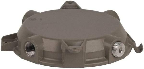 Hubbell Killark - Gray Light Fixture Ceiling Cap - For Use with Hazardous Location HID Fixture - MB Series, CSA File LR11713, UL File E10514 & E91793 - Makers Industrial Supply