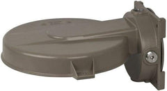 Hubbell Killark - Gray Light Fixture Wall Bracket - For Use with Hazardous Location HID Fixture - VM Series - Makers Industrial Supply