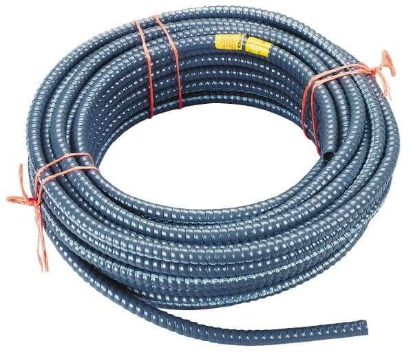 Thomas & Betts - 1-1/2" Trade Size, 100' Long, Flexible Liquidtight Conduit - PVC, 1.58" ID, Gray - Makers Industrial Supply