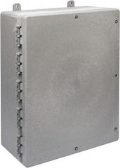 Thomas & Betts - Thermoplastic Standard Enclosure Hinge Flat Cover - NEMA 1, 2, 3, 4, 12, 3S, 3SX, 3X, 4X, 16-1/2" Wide x 20" High x 7-1/2" Deep - Makers Industrial Supply