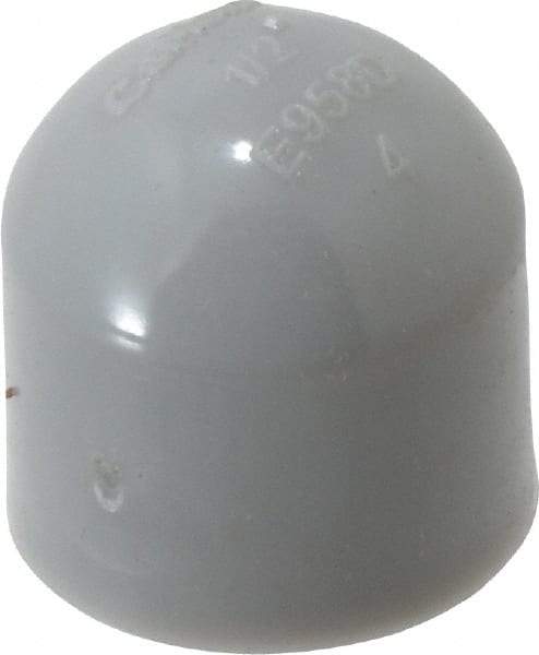 Thomas & Betts - 1/2" Trade, PVC Glued Rigid Conduit End Cap - Insulated - Makers Industrial Supply