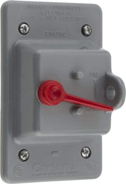 Thomas & Betts - Electrical Outlet Box Polycarbonate Toggle Switch - Makers Industrial Supply