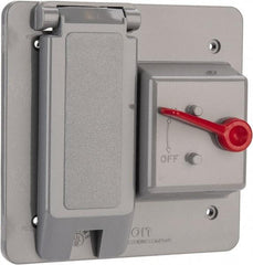 Thomas & Betts - Electrical Outlet Box Polycarbonate Combination Toggle with GFI Cover - Makers Industrial Supply