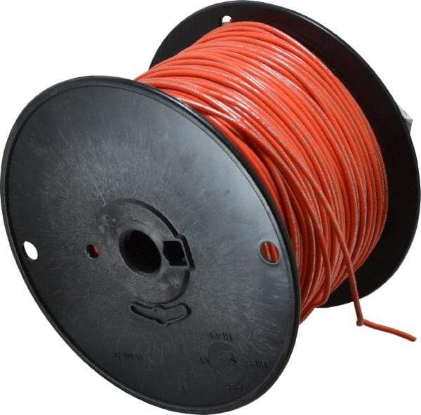 Southwire - 18 AWG, 16 Strand, Orange Machine Tool Wire - PVC, Acid, Moisture and Oil Resistant, 500 Ft. Long - Makers Industrial Supply