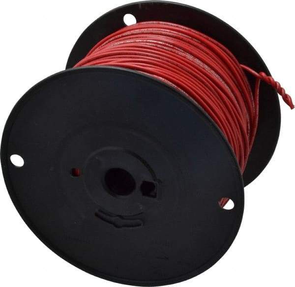 Southwire - 18 AWG, 16 Strand, Red Machine Tool Wire - PVC, Acid, Moisture and Oil Resistant, 500 Ft. Long - Makers Industrial Supply