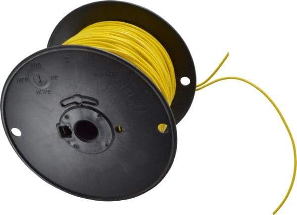 Southwire - 18 AWG, 16 Strand, Yellow Machine Tool Wire - PVC, Acid, Moisture and Oil Resistant, 500 Ft. Long - Makers Industrial Supply